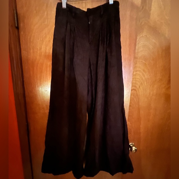 Anthropologie Maeve The Avery Pleated Wide-Leg Trousers Corduroy 31014 - Picture 5 of 9